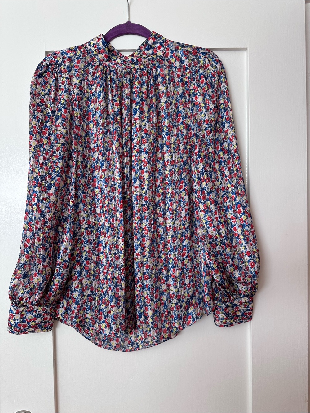 Floral H&M Long-Sleeve Blouse - Multicolor